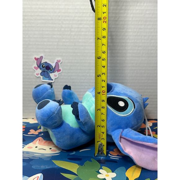 Disney Lilo & Stitch Blue Alien Plush Stuffed Animal Toy w/ Suction Cup - Picture 4 of 13